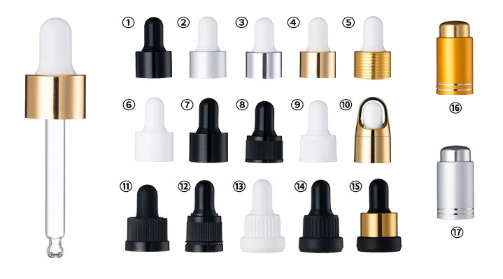 Gold Dropper Cap