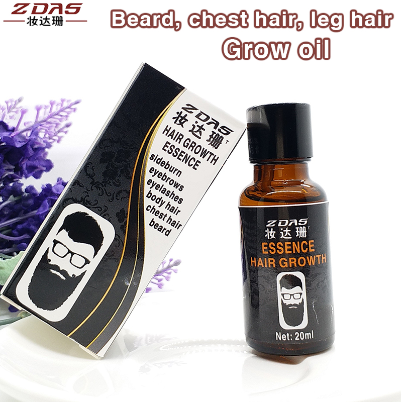 Beard Growth Oil for men Leg hair Pubic Chest Mustache Thicker Essence anti hair loss products female eyebrow eyelash serum 3pcs