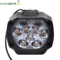 Led White Work Light 9 Led Auxiliary 15W 1500LM Truck Moto Motorcycles Headlight Lamp Scooters Fog Light Working Spotlight 6000K