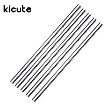 KiCute 5pcs/Set Glass Stirring Rod for Lab Use Stiring Stirrer Laboratory 150mmx5mm Transparent School Tools Glass Buret Mixer