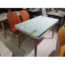 European Design stainless steel legs Dining Table