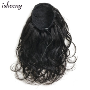 Isheeny Human Hair Ponytail extensions 8