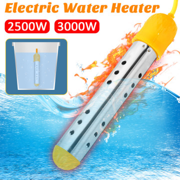 3000W 220V Floating Electric Heater Boiler Water Heating Element Portable Immersion Suspension Portable Bathroom Swimming Pool
