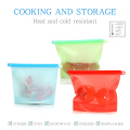 Reusable Silicone Stretch Lids Set of 6 and Silicone Food Storage Bags