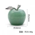 Crystal 1.2Inch Apple Gemstone Crafts for Home office Decoration