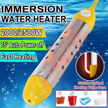 2500/2000W Portable Electric Hot Water Heater Stick Boiler Immersion Suspension water heating Element 220V for swimming pool
