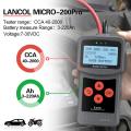Car Battery Load Tester MICRO-200 pro 40-2000CCA 220AH 12/24V Automotive Digital Analyzer Car Quick Cranking Charging Diagnostic