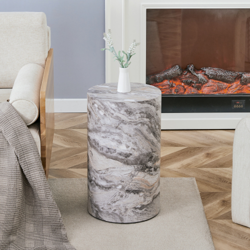 cylindrical coffee table for living room