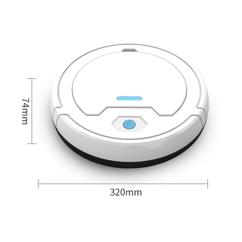 Intelligent Sweeper Mop Vacuum Robot Robotic Vacuum Cleaner 1800Pa Strong Suction Long Battery Life Pet Hairs Hard Floor