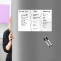 A3 Size Soft Erasable Magnetic Whiteboard for Fridge Magnet Marker Pen Home Kitchen Magnet Writing Message Board White Boards