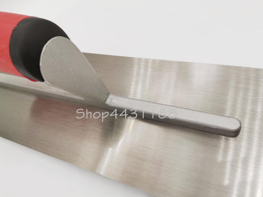406*102mm Round head High Carbon steel Plastic Handle Plaster Trowel Construction Concrete Spatula Tool
