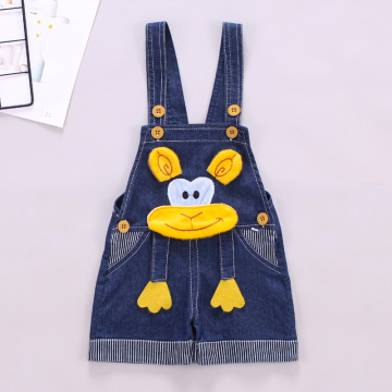 IENENS Summer Thin Cartoons Shorts Baby Toddler Boy Jeans Overalls Dungarees Child Kids Boys Denim Trousers Infant Short Pants