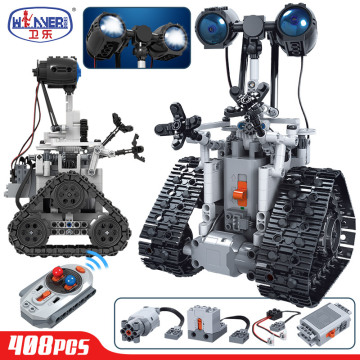 ERBO Creative Remote Control Electric Intelligent Robot Building Blocks Technical MOC RC Robot Bricks Toys For Children