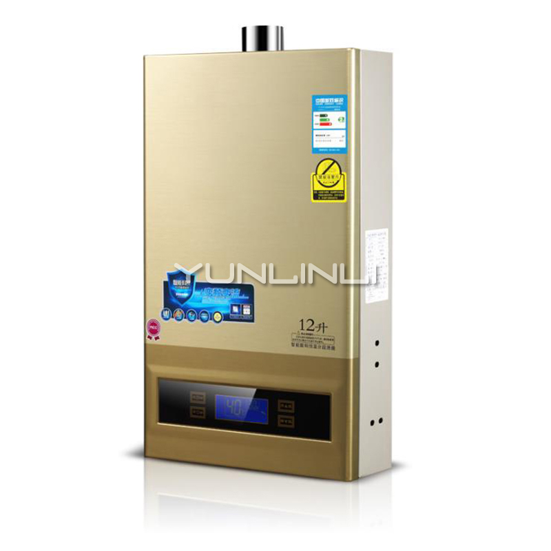 Gas Water Heater Intelligent Constant Temperature Strong Gold Gas / Liquefied Gas 12L JSQ24-HM12