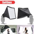 Flash Diffuser Reflector Softbox Professional Diffuser Speedlight Soft Box Universal Flash Light Softbox 20x30cm Light Box