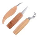 Stainless Steel Wood Carving Set Knife Sharp-edged Wood Gouge Chisels DIY Cutter Woodworking Carving Tools