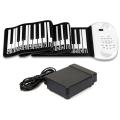 Portable Professional Hand Roll Up Piano With Dual Speakers Folding Electronic Organ Keyboard Piano Instruments