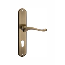 Admirable door zinc handle on plate