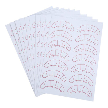 70pairs Eyelash Extension Practice Eye Tips Sticker Wraps Makeup Tools 3D Eyelash Under Eye Pads Grafted Lash Mapping Stickers