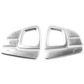 8Pcs Silver Car Steering Wheel Button Cover Trim for Mercedes E-Class W213 2016-2019 Car Interior Accessories Styling