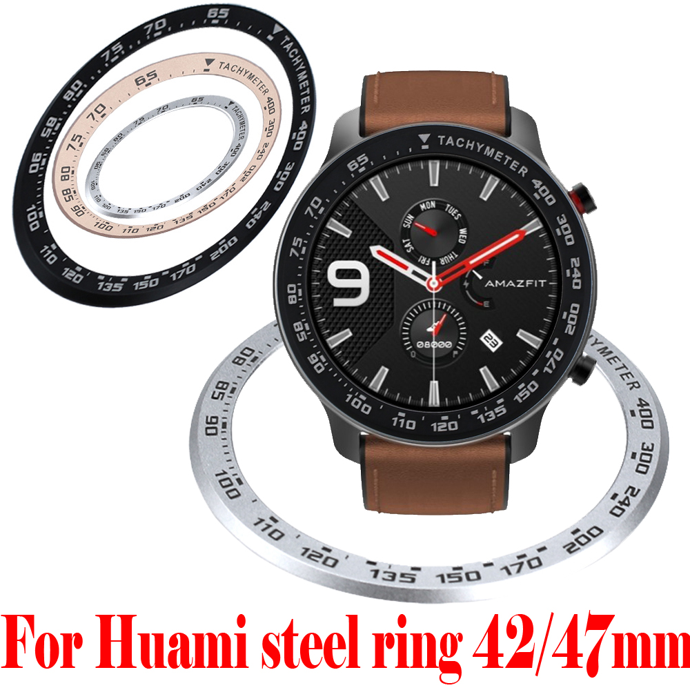 Border protection ring TPU protective sleeve For Xiaomi Huami Amazfit GTR 47/42mm Smart Bracelet Ring Case Protection Cover
