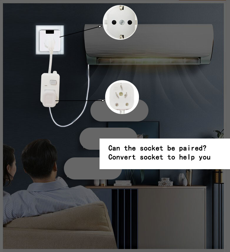Power strip AU EU UK US Plug Male To Au Socket Female AU/China 16A Power Adapter Extension Cord For High Household Appliances