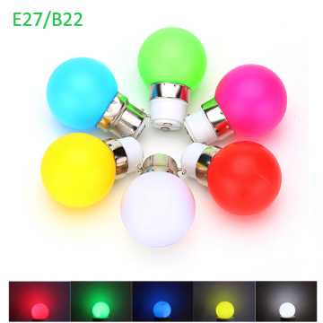 G45 LED Light B22/E27 1W Energy Saving Mini Bulb Lamp 110-220V Night Light Decoration White/Red/Blue/Green/Yellow/Pink 10pcs/lot
