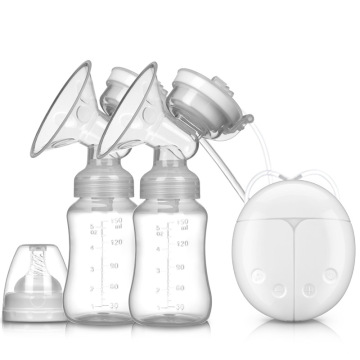 Double Electric Baby Milk Breast Pumps USB Powerful Suction Nipple Breast Pump Milk Bottle Cold Heat Pad Breastfeeding DropShip