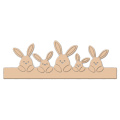 Easter Rabbit Family Metal Cutting Dies Stencils for DIY Scrapbooking Album Decorative Embossing Card Crafts Template New 2019