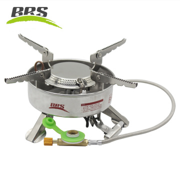 BRS-10 Windproof Gas Stove Outdoor Camping Hiking Equipment Cooker Stainless Steel Strong Firepower Cooking Stove Gas-burner