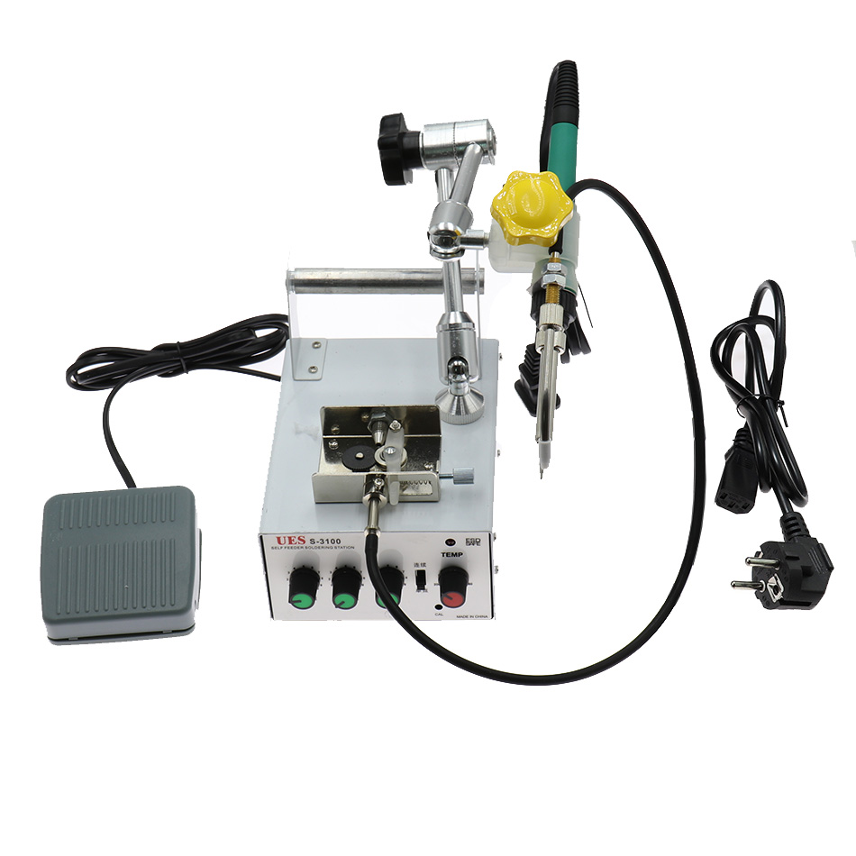 Automatically Soldering Machine Internal Heating Iron Foot Gun Send Tin Spot Welding Repair Tool 220V 60W