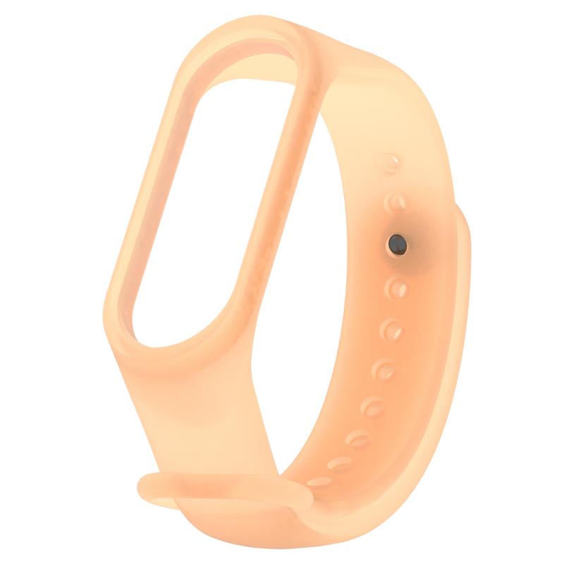 Wristband Replacement For Xiaomi Mi Band 4 Smart Sports Bracelet Wristband Waterproof Millet 4 Silicone Translucent Strap TSLM1