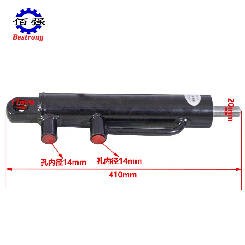 Steering Cylinder 300Mm 30Cm For JINMA 184 254 304A Agriculture Machinery Tractor Spare Parts