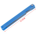 Stainless Steel Foldable Thickness Gap Filler Feeler Gauges Metric Feeler Gauge 17 Blades 0.02-1.00mm Measurements Tools