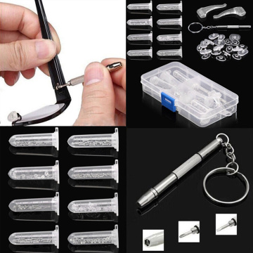 ANENG Spectacle Glasses Sunglasses Eye Glass Repair Kit Screws Nuts Pads Optical Repair Tool Set