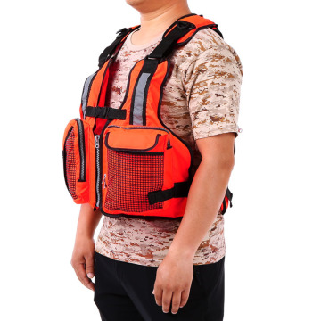 2020 Adult Life Jacket Solid Men Women Adjustable Waterproof Buoyancy Aid Nylon Fishing Vests Sailing Fishing Kayak Life Vest