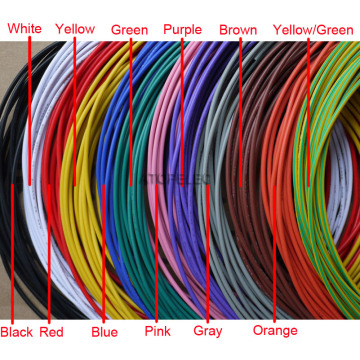 10M UL1007 PVC Tinned Copper Strand Wire Cable Cord 300V 16AWG/18AWG/20AWG/22AWG/24AWG/26AWG/28AWG/30AWG Black/Brown/Red/Orange