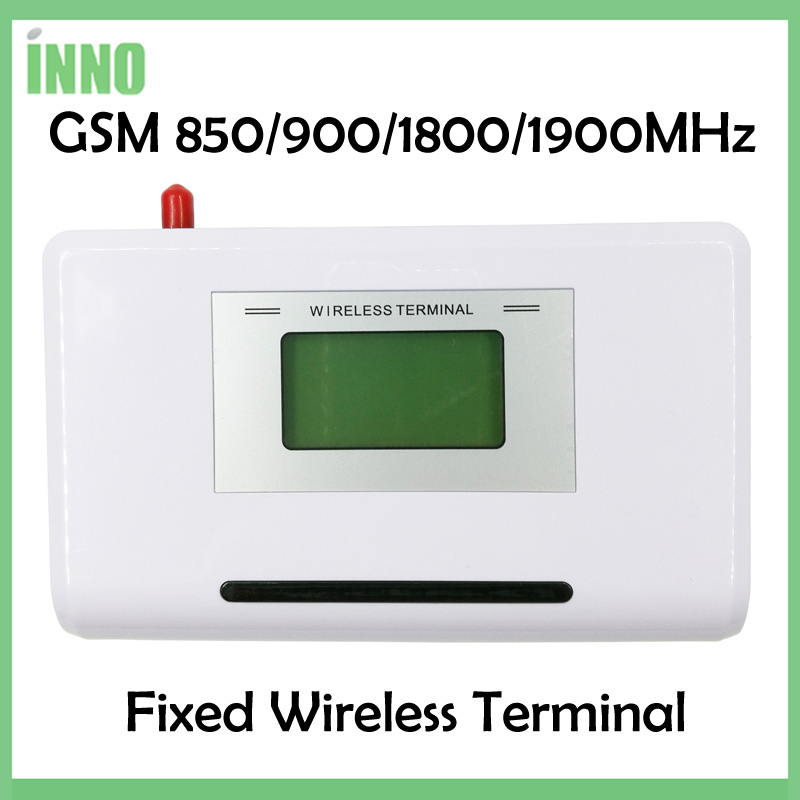 GSM 850/900/1800/1900MHZ Fixed wireless terminal with LCD display, support alarm system, PABX, clear voice,stable signal