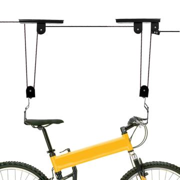 Storage Display Durable Hook Garage Pulley Hanger Holder Bicycle Rack Bike Lift Saving Space Accessories Ceiling Mounted Metal