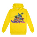 DLF 2-16Y Kawaii Cosplay Splatoon Hoodie Kids Sweatshirt Teenagers Boys Hoody Cute Outwear Toddler Girls Outfits Hip Hop Clothes