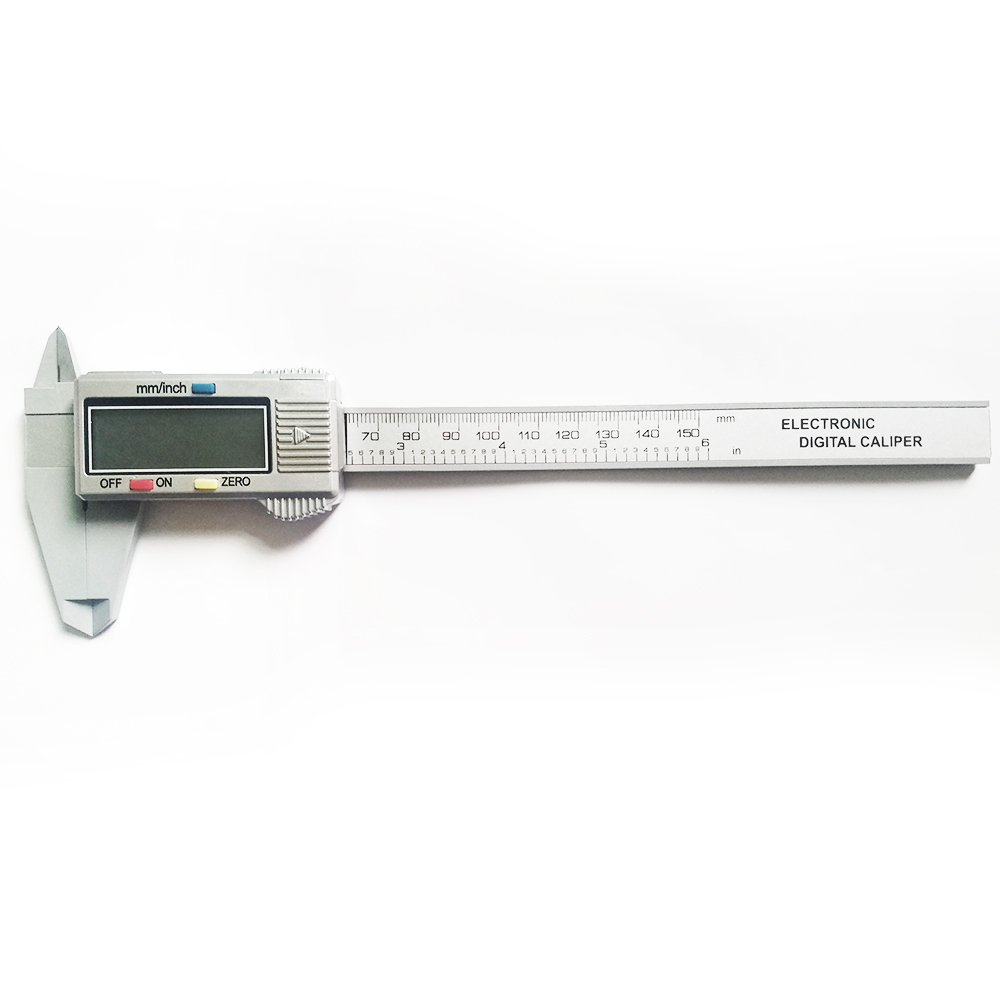 Digital Vernier Calipers measure 150mm 6inch LCD Electronic Carbon Fiber Gauge height measuring instruments micrometer