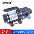 DC 12V 24V 100W 130PSI 10L / Min Water High Pressure Diaphragm Pump Self-Priming Reflux Pump Automatic Switch For Garden Wagon