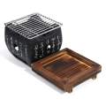 Aluminum Japanese Korean Barbecue Grill Food Carbon Furnace Barbecue Stove Coing Oven Alcohol Grill Household BBQ Tools