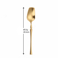 Matte gold spoon