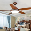 Industrial ceiling fan lamp American color dimming fans light simple wooded indoor lighting 110V/220V high quality