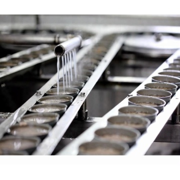 Complete processing line for mackerels canned fish machine