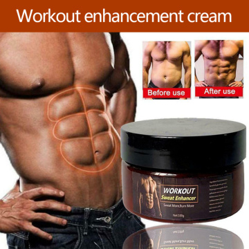 Men Workout Sweat Enhancer Slimming Abdomen Muscle Building Fast Fat Burning Anti Cellulite Body Slimming Cream 60ml/100ml