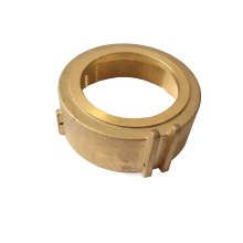 Forging or casting brass water meter cover