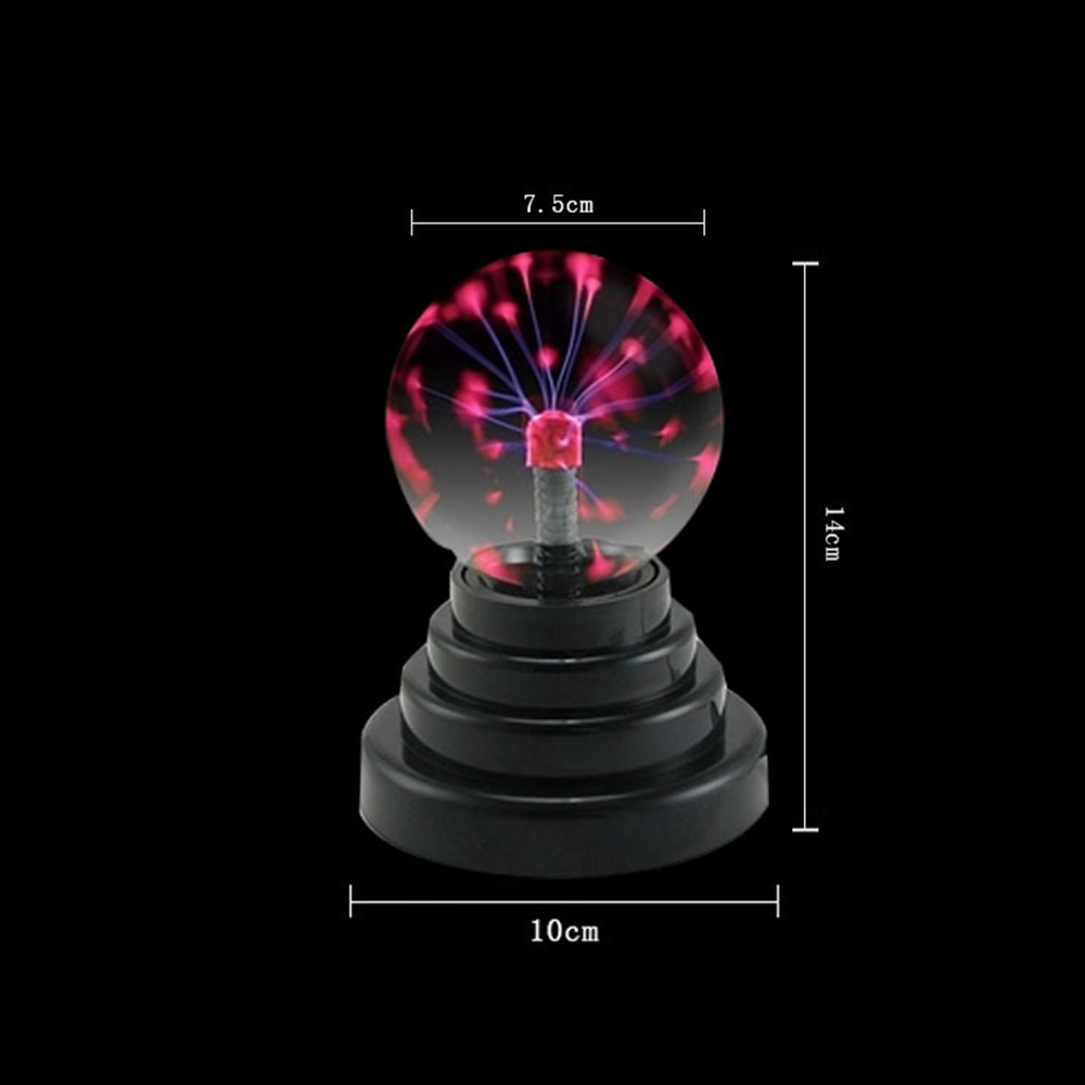 Plasma Ball Magic Moon Lamp USB Electrostatic Sphere Light Bulb Touch Home Decoration Accessories