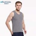2020 Cotton Winter Round Neck Warm Long Johns Set for Men Ultra-Soft Solid Color Thin Thermal Underwear